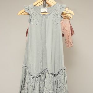 Joyfolie Sequined Grey Dress